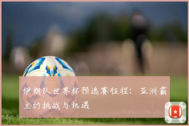 伊朗队世界杯预选赛征程：亚洲霸主的挑战与机遇